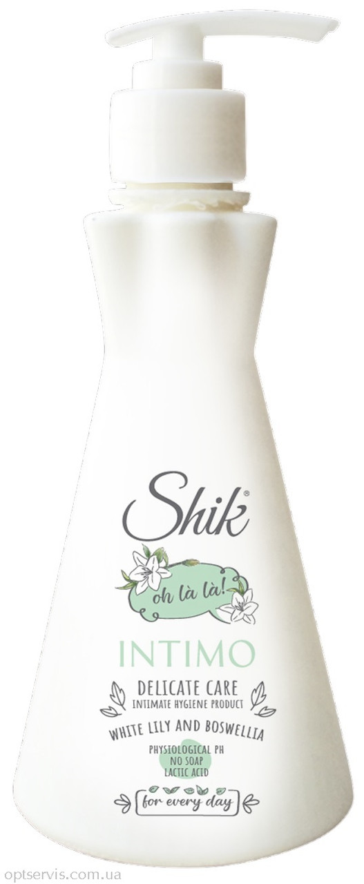 Засіб для інтимної гігієни Shik Intimo Delicate Care біла лілія та босвелії 300 мл, фото 1