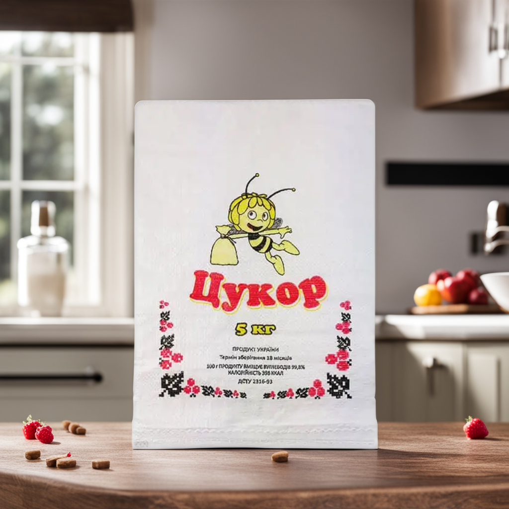 Мішки поліпропіленові для цукру 70гр 30х45 см 5кг (100шт), фото 1