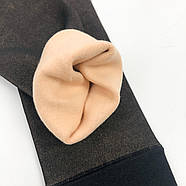 Теплі жіночі легінси на байці з імітацією капронових колготок (висока посадка) Saltomax, фото 3