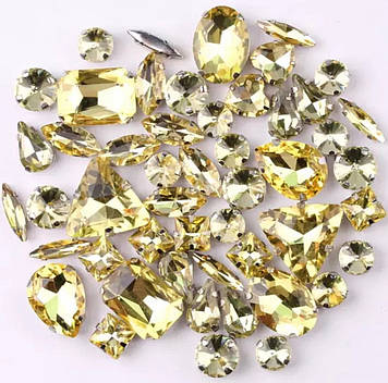 Стрази в срібних цапах Jonquil *50 шт.