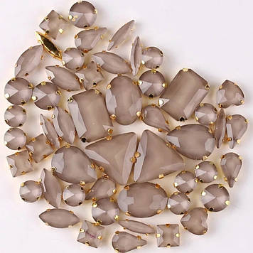 Набір стразів у золотій оправі Сandy Mocco  *50шт