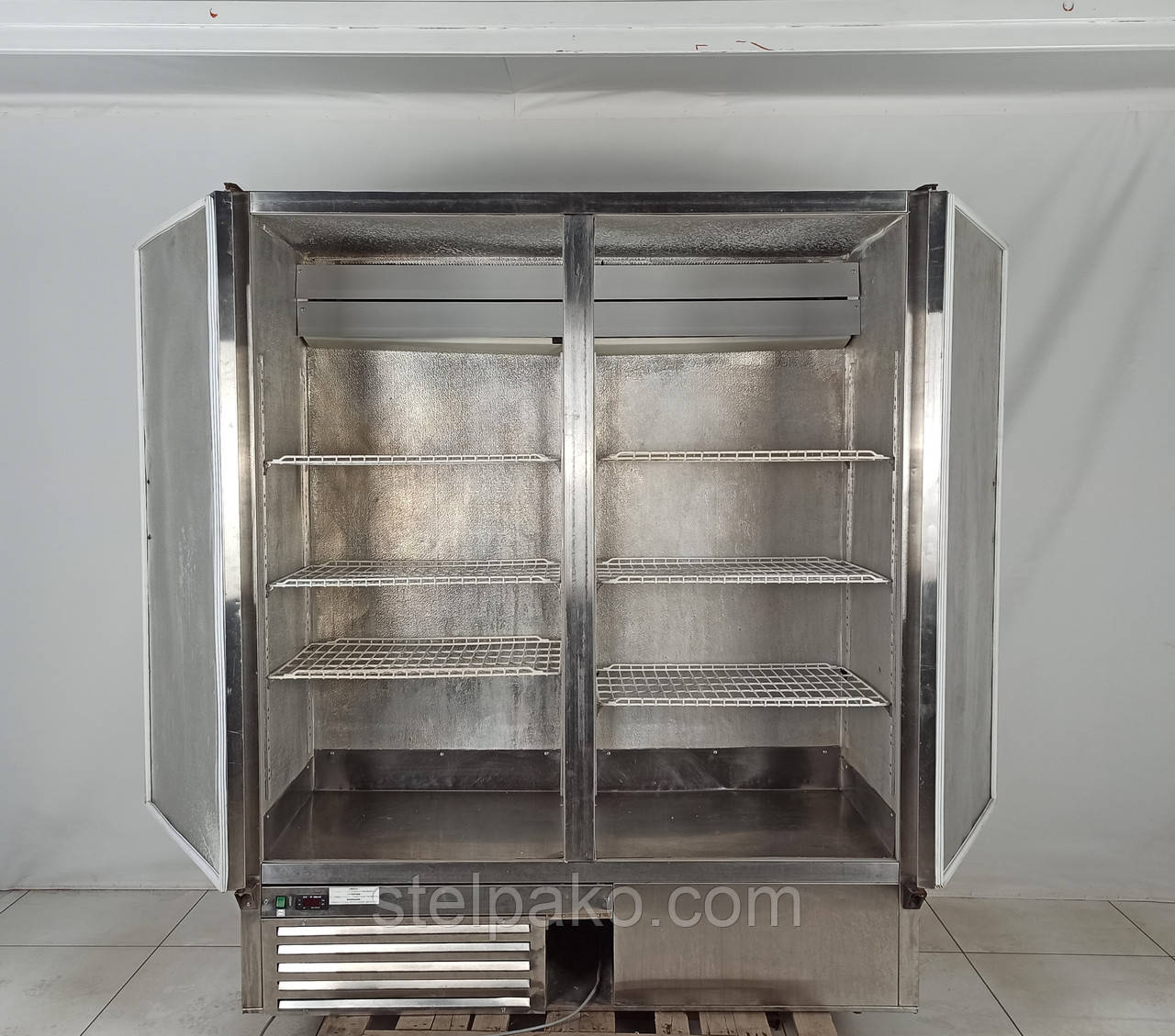 Холодильна глуха шафа з нержавіючої сталі «Cold S-1400», (Польща), (+2° +8°) об'єм 1400 л., Б/у