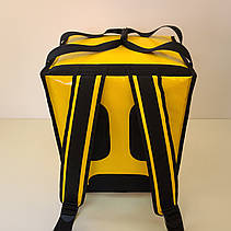 Термосумка рюкзак для кур'єрської доставки 35*30см висота 45см, фото 2
