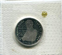 Германия ФРГ 10 марок, 1997 200 лет со дня рождения Генриха Гейне серебро 15.5 грам. ПРУФ в запайке
