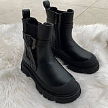 Черевики дитячі зимові чорні /30613/ 27р, фото 2