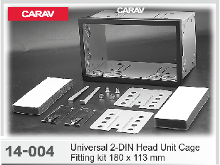 Універсальний набір для кріплення 2DIN CARAV 14-004