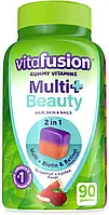 Vitafusion Multivitamin Plus Beauty витамины для взрослых с поддержкой волос, кожи и ногтей.