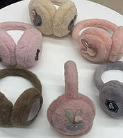 Хутряні навушники дитячі K13908, 6 кольорів, р-р 15*18 см