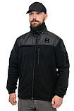 Тактична флісова кофта Jacket Black Ultrasoft М-300 чорна WinTac, фото 4