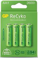 Аккумулятор GP ReCyko2700 R6 AA / Ni-MH 2600mAh 1.2V 1 шт.(в упаковке 4шт), блистр