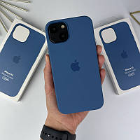 Силиконовый чехол Silicone Case для iPhone 13 with MagSafe Blue Jay