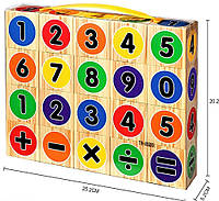 Игровые детские кубики цифры EVA K13805 (96шт) кубик 5см, в упаковке 20шт 25,2*5,2*20,2см