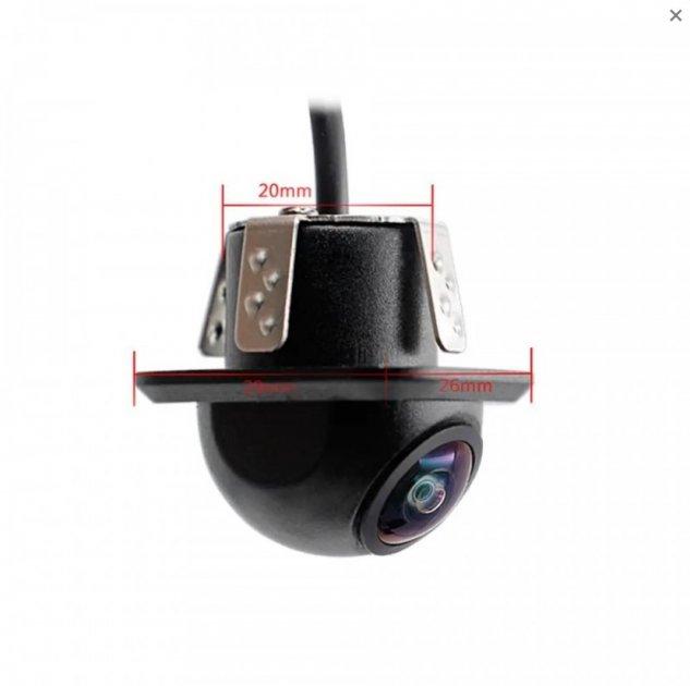 Камера заднего вида Рыбий глаз 2 CCD автомобильная камера 180 градусов / Камера в машину - фото 1 - id-p2021284849