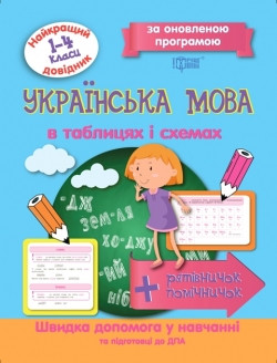 Книжка Найкращий довідник Українська мова в таблицях і схемах 1-4 класи, фото 1