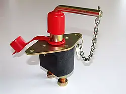 Вимикач акумулятора для генераторів