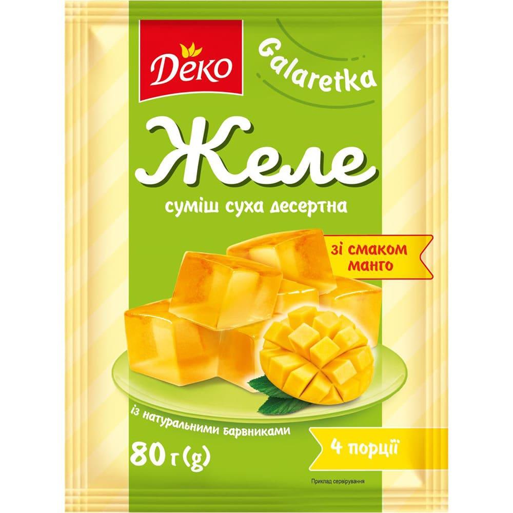Желе Деко зі смаком Манго 80г