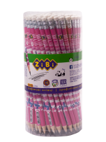 Олівець графітовий HB з гумкою FLOWERS, 100 шт. у тубі, KIDS Line, фото 1