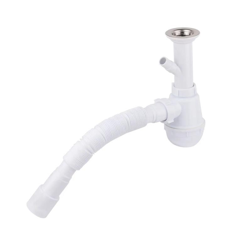 Сифон для кухонного мийки Lidz (WHI) 60 05 M002 00
