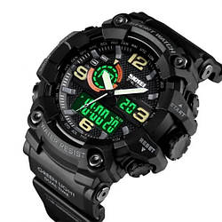 Годинник спортивний SKMEI 1520BK | Чоловічий тактичний годинник | Фірмовий PG-837 спортивний годинник