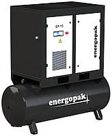 Винтовой компрессор Energopak EP 15-T500 с ресивером 500л (2,5 м3/мин, 7,5 бар, 15 кВт)