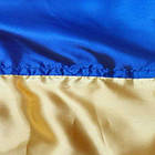 Прапор України (10000х1500) атлас синій/золото