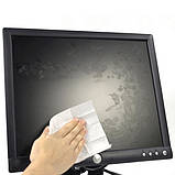 Серветки для екранів вологі, змінні, 100 шт., фото 2