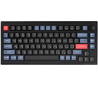 Клавіатура Keychron V1 84 Key QMK Gateron G PRO Blue Hot-Swap RGB Carbon Black (V1B2_KEYCHRON)