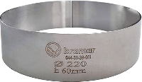 Кольцо кондитерское Bramar нержавеющая сталь 1 мм Ø220 H60