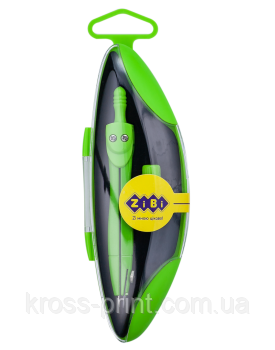 Циркуль NEON START, у тв. футляр, зап.грифель, салатовий, KIDS Line, фото 1