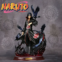 Фигурка аниме Itachi Uchiha из Наруто 29 см, коллекционная фигурка из ПВХ пластика на подставке Итачи Учиха