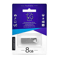Накопитель USB Flash Drive T&G 8gb Metal 117 Цвет Стальной