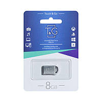 Накопитель USB Flash Drive T&G 8gb Metal 107 Цвет Стальной