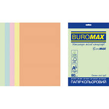 Бумага Buromax А4, 80g, PASTEL, 5colors, 250sh EUROMAX (BM.27212250E-99)