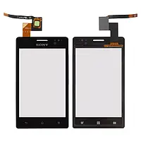 Сенсор (тачскрин) Sony Xperia Go ST27i Black