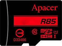Карта памяти microSDHC 32GB Apacer UHS-I U1+ SD-adapter (AP32GMCSH10U5-R)