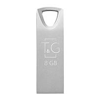 USB Flash Drive T&G 8gb Metal 117 Цвет Стальной от магазина style & step