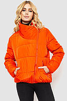 Куртка женская демисезонная, цвет оранжевый.