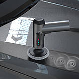 Полірувальна машинка для авто на акумуляторі 4000 mAh LIYANG-02 сірий (GS-106009), фото 6