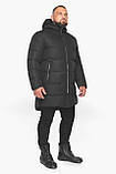 Чоловіча зимова комфортна куртка колір чорний модель 57055, фото 3