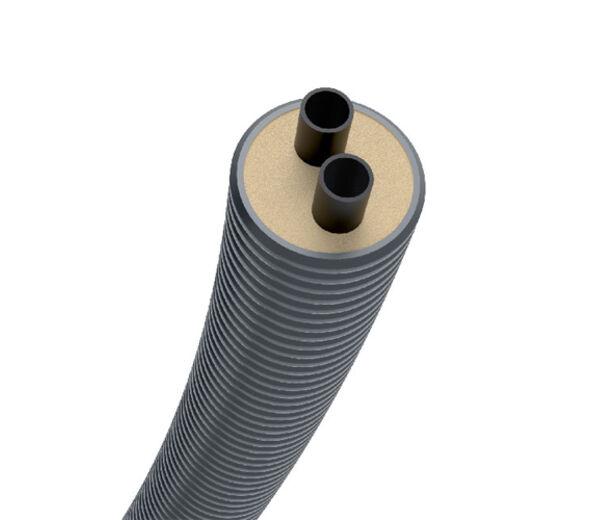 Предізольована труба PE-Xa FLEXSTAR DUO PN6 2×25/90