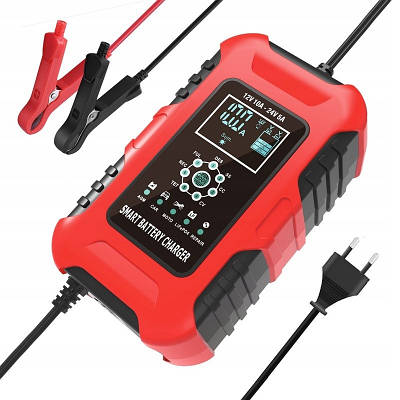 Зарядний пристрій 12V потужністю 5 Ah для акумуляторів Battery Charger TK360 207270