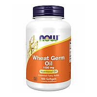 Олія зародків пшениці Now Foods Wheat Germ Oil 1130mg 100 sgels