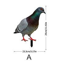Искусственная птица из пены Тип А для наружного украшения двора 29*23,3 см (sv2759)