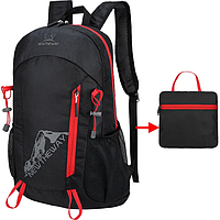Портативный рюкзак SV 22 литра, складной для велоспорта или хайкинга Черный (sv3122)