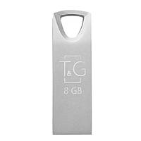 USB Flash Drive T&amp;G 8gb Metal 117 Цвет Стальной