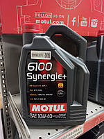 Моторное масло MOTUL / 6100 Synergie+ 10W40 / 5 л
