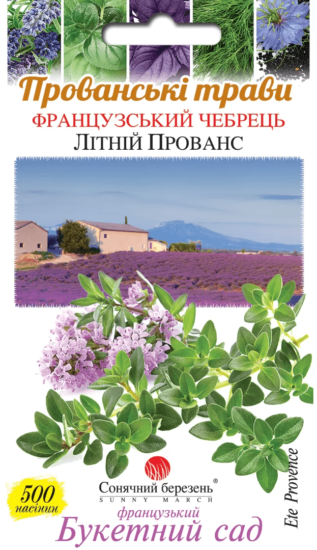 Насіння Тим'ян (Чебрець) Літній Прованс 0,1 г СМ, фото 1
