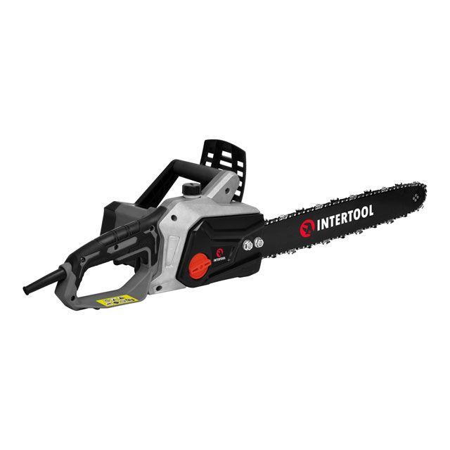 Пила цепная электрическая 1600 Вт, шина 40 см, боковой двигатель INTERTOOL DT-2200, фото 1