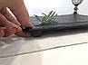 Подарункова дошка з чорного сланцю тарілка для стейку з поглибленням на дубових ніжках, фото 5