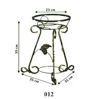 Кованая подставка для цветов, подставка для растений металлическая, подставка из металла